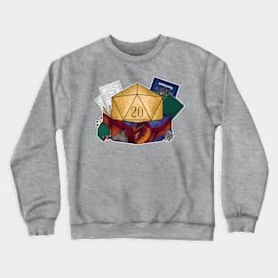 dungeon master dice Crewneck Sweatshirt